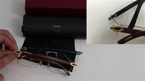 real cartier glasses vs fake